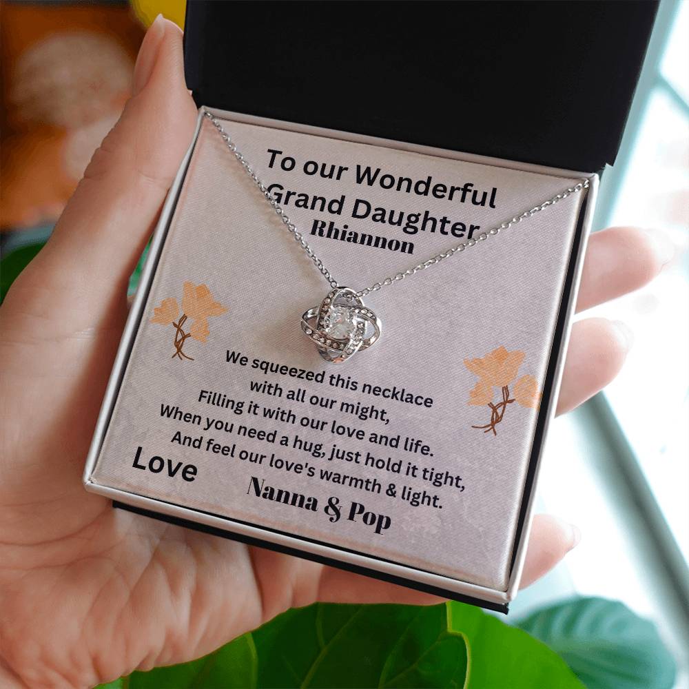 Gift for Granddaughter with personalised message