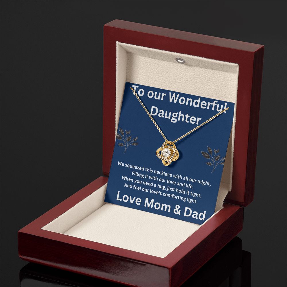 Gift for Daughter -When you need a hug - Necklace