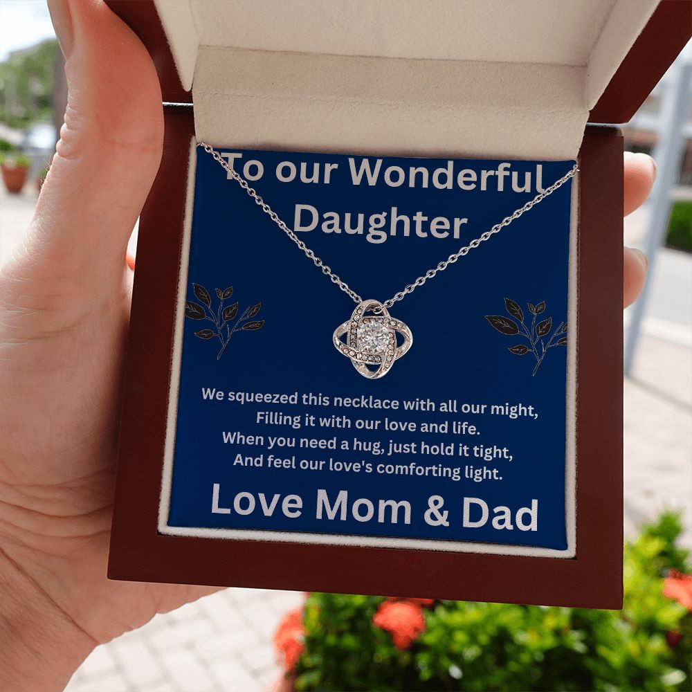 Gift for Daughter -When you need a hug - Necklace