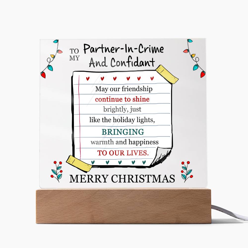 Partner in Crime Christmas Gift